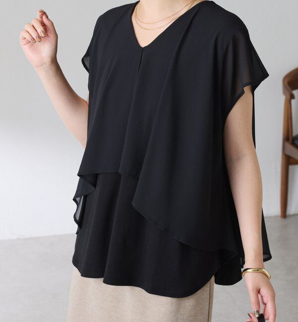  「【SNSで話題】シアードッキングフレンチプルオーバー」|Tシャツ・カットソー|