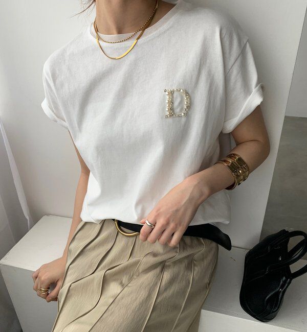  「DビジューTEE」|Tシャツ・カットソー|