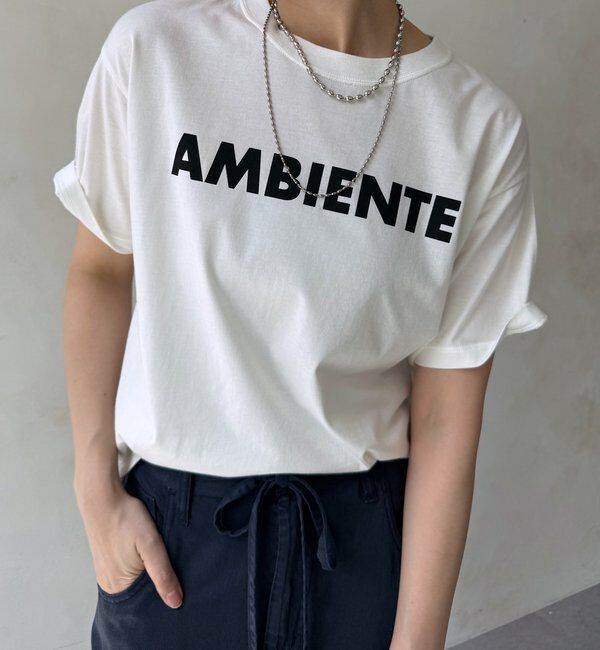  「AMBIENTEロゴTEE」|Tシャツ・カットソー|