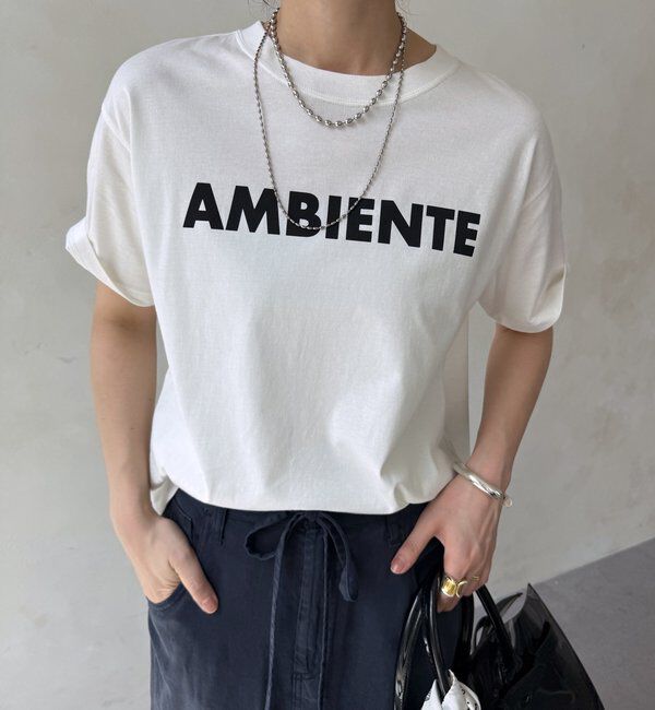  「AMBIENTEロゴTEE」|Tシャツ・カットソー|
