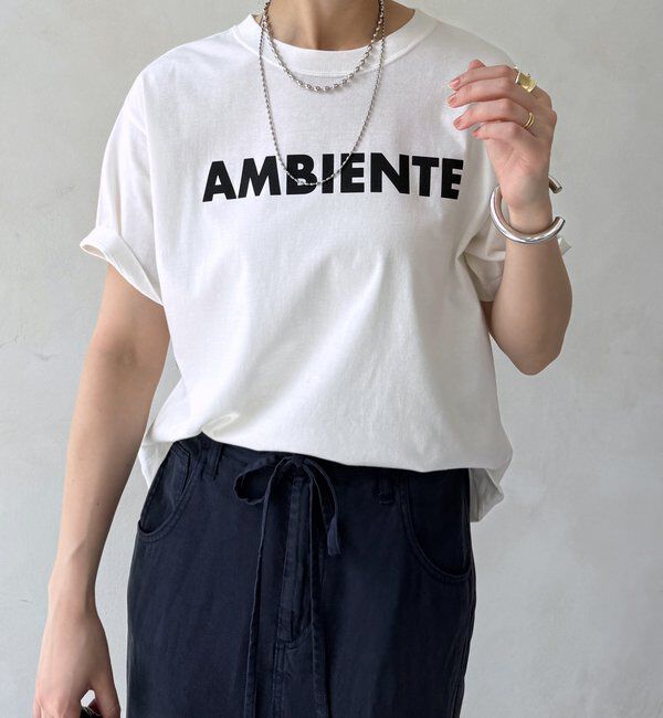  「AMBIENTEロゴTEE」|Tシャツ・カットソー|