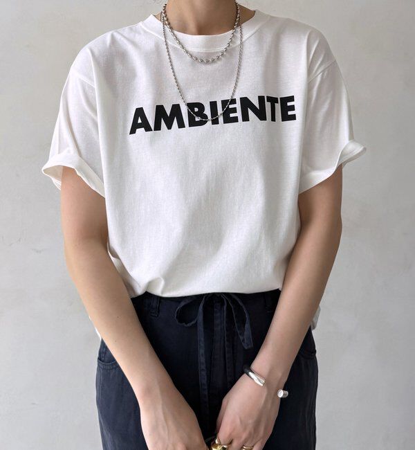  「AMBIENTEロゴTEE」|Tシャツ・カットソー|