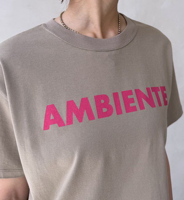  「AMBIENTEロゴTEE」|Tシャツ・カットソー|