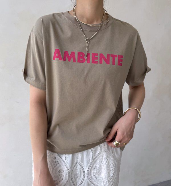  「AMBIENTEロゴTEE」|Tシャツ・カットソー|