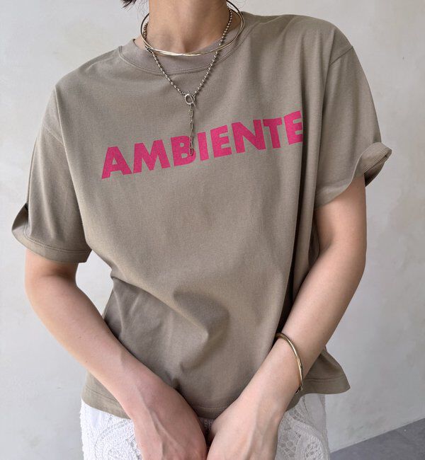  「AMBIENTEロゴTEE」|Tシャツ・カットソー|