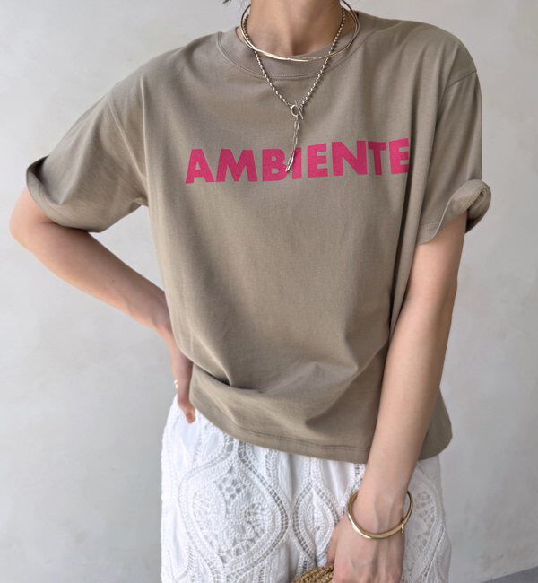  「AMBIENTEロゴTEE」|Tシャツ・カットソー|