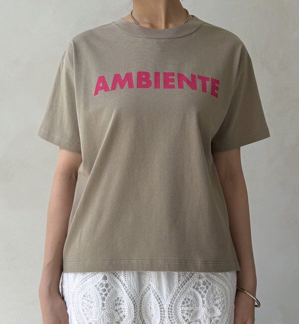  「AMBIENTEロゴTEE」|Tシャツ・カットソー|