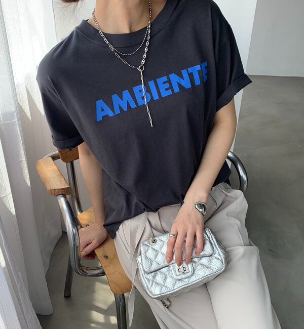  「AMBIENTEロゴTEE」|Tシャツ・カットソー|