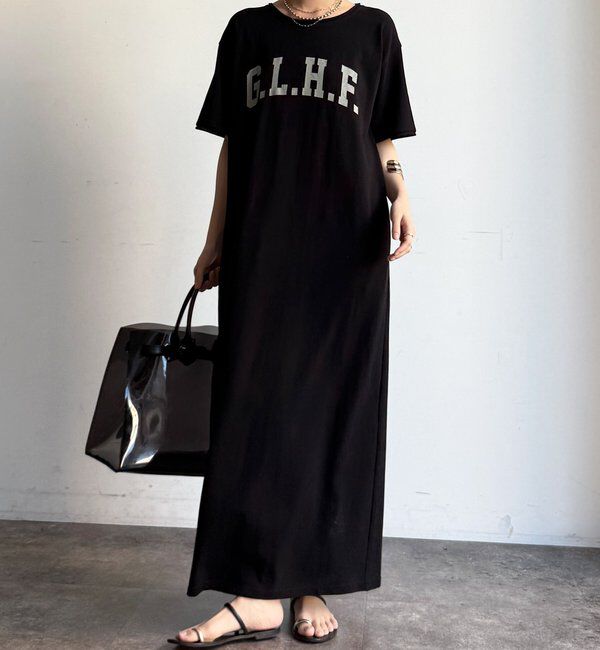  「【WEB限定】ロゴTEEワンピース」|ワンピース|