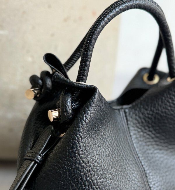  「【WEB限定】ノットハンドルシボPUトート」|トートバッグ|