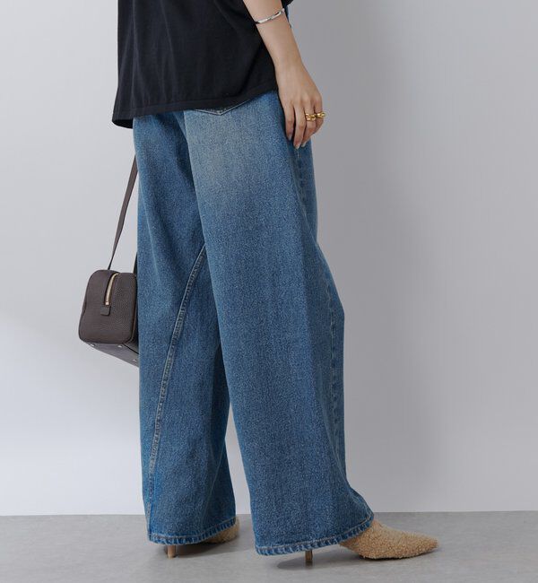  「【MONN.:.】【3サイズ展開】フロントナローデニムパンツ」|デニム|