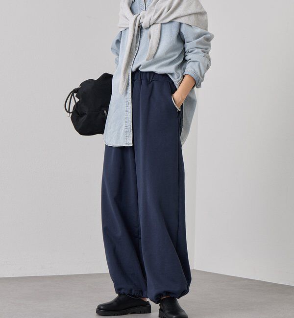  「【A・MONN】【ウエストゴム仕様】WIDE SWEAT PANTS」|その他|