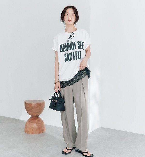  「【A・MONN】feelロゴTee」|Tシャツ・カットソー|