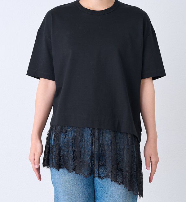  「ヘムレースカットソー」|Tシャツ・カットソー|