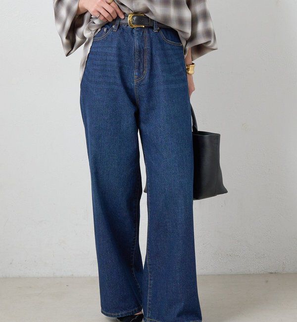  「【A・MONN】handsome DENIM PANTS」|デニム|ブルー
