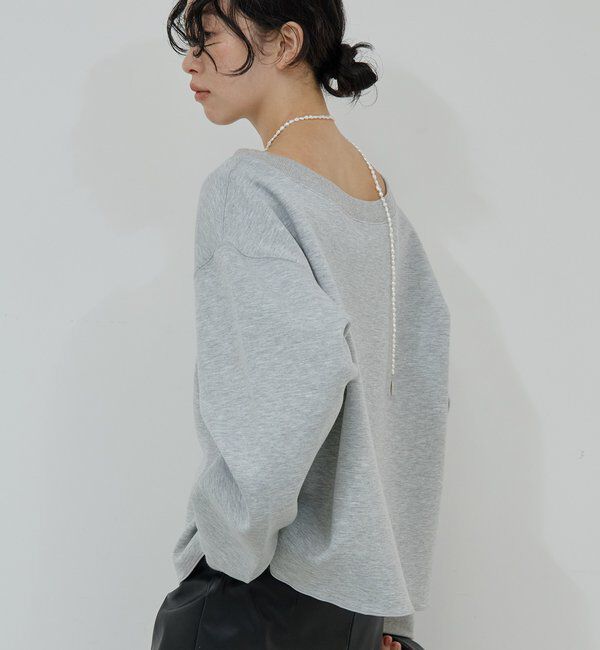  「＜Oggi 6月号掲載アイテム＞【大人のスウェット】ボートネックスウェット」|Tシャツ・カットソー|