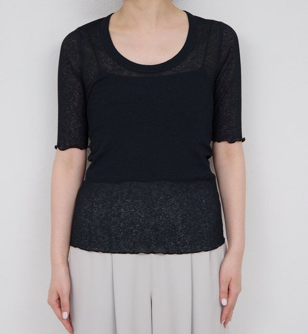  「【La nature linge】シアーワッフルTee」|Tシャツ・カットソー|