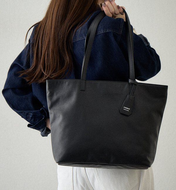  「三層レザーシンプルトートバッグ」|トートバッグ|