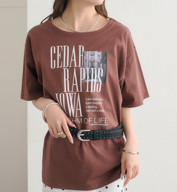  「ダメージロゴTシャツ」|Tシャツ・カットソー|
