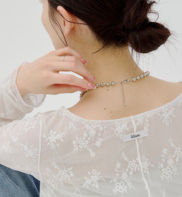  「【lilium by lily】レイヤードシアートップス」|Tシャツ・カットソー|