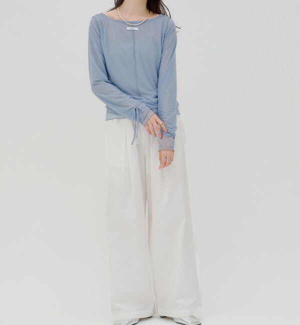  「【lilium by lily】レイヤードシアートップス」|Tシャツ・カットソー|