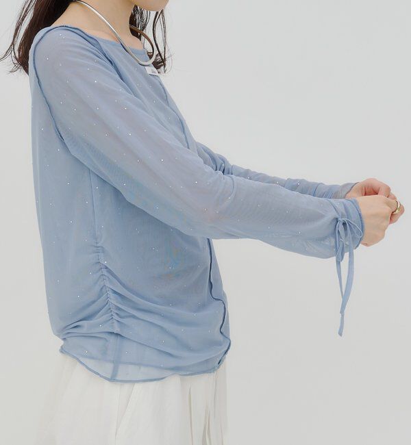  「【lilium by lily】レイヤードシアートップス」|Tシャツ・カットソー|