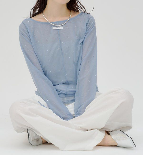  「【lilium by lily】レイヤードシアートップス」|Tシャツ・カットソー|