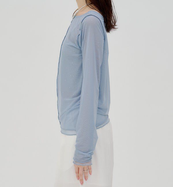  「【lilium by lily】レイヤードシアートップス」|Tシャツ・カットソー|
