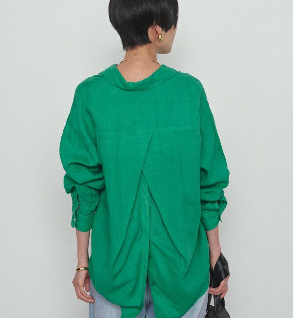  「《累計販売2万枚/名品アイテム》リネンバックタイシャツ」|シャツ・ブラウス|