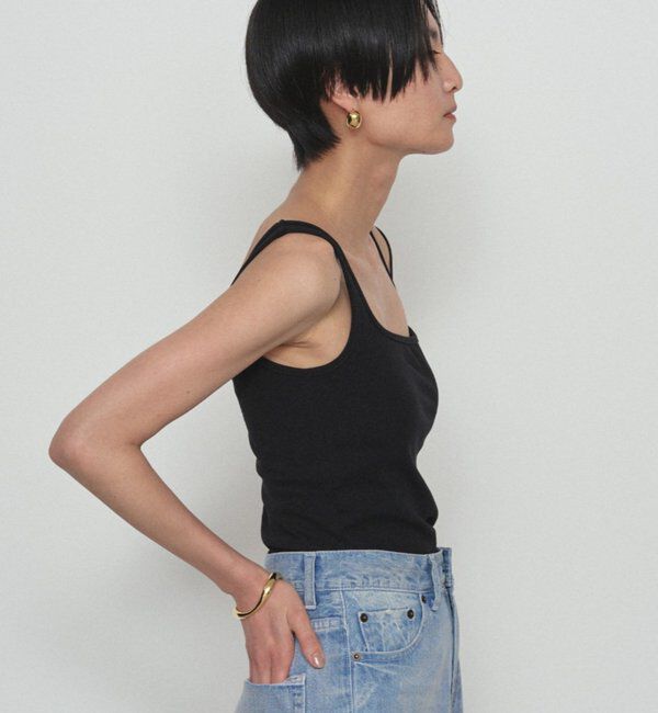  「【earthy_/アーシー】アシメタンクトップ」|Tシャツ・カットソー|