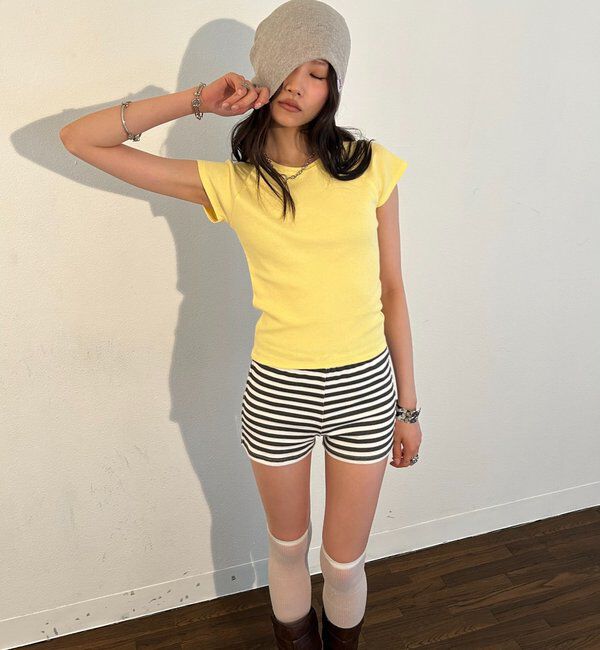  「【SLOPPY/WEB限定カラーあり】リブチビTEE」|Tシャツ・カットソー|