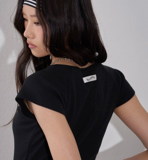  「【SLOPPY/WEB限定カラーあり】リブチビTEE」|Tシャツ・カットソー|