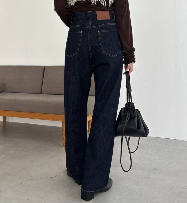 「13ozハイウエストストレートデニム」|デニム|