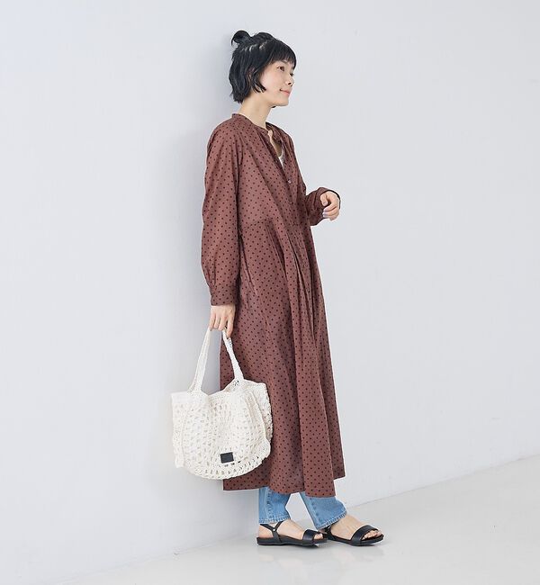 collex「【Swaraj /スワラージ】手編みペーパーラフィアトートバッグ」|かごバッグ|