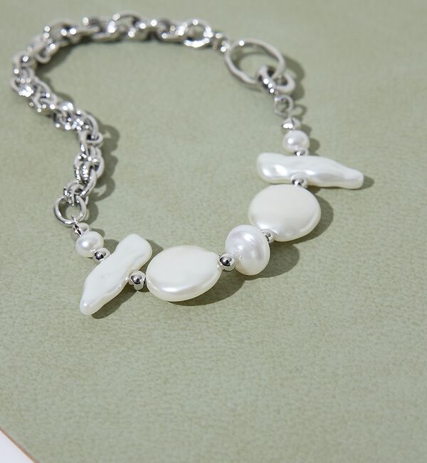 collex「【dignif】【金属アレルギー対応】ブレスレット　Pearl Link」|ブレスレット・バングル|