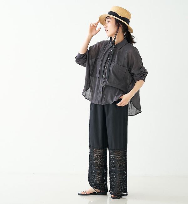 collex「レースクロップドイージーパンツ」|その他|