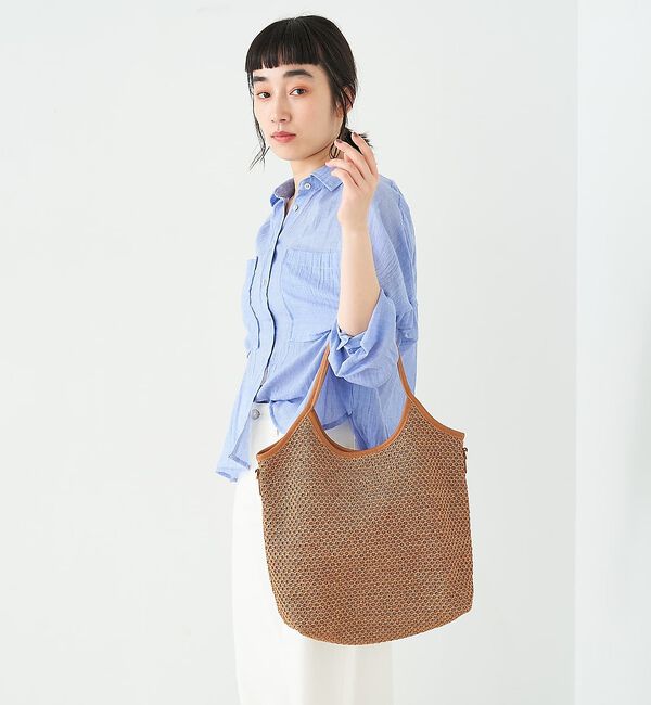 collex「2WAYペーパーライクトート&ショルダーバッグ」|トートバッグ|