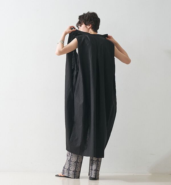 collex「タックショルダーリネンコットンワンピース」|ワンピース|