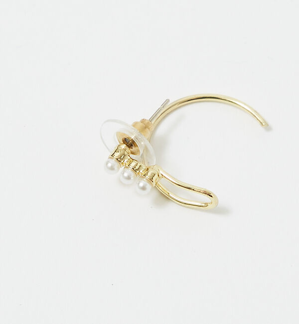 Rouge vif「【sauvage peau】パールピアス＆イヤカフ 3Pセット」|ピアス|