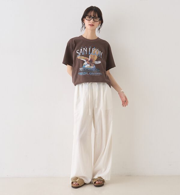 Rouge vif「【セットアップ対応】リネンタックイージーパンツ」|その他|