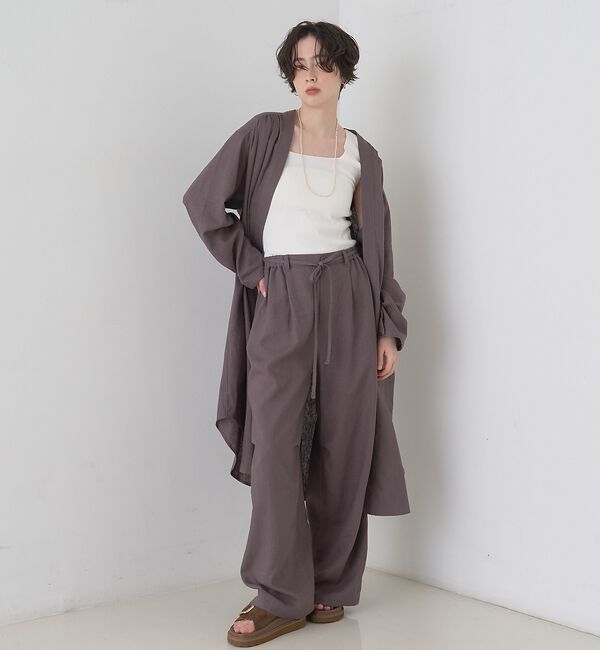 Rouge vif「【セットアップ対応】リネンタックイージーパンツ」|その他|