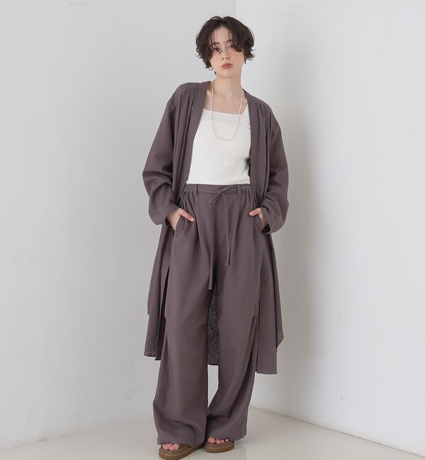 Rouge vif「【セットアップ対応】リネンタックイージーパンツ」|その他|