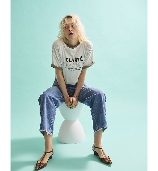 Rouge vif「2WAYコットンリバーシブルロゴＴシャツ」|Tシャツ・カットソー|