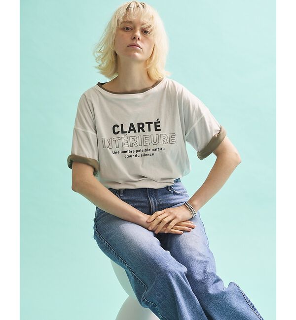 Rouge vif「2WAYコットンリバーシブルロゴＴシャツ」|Tシャツ・カットソー|