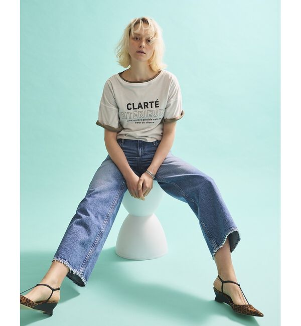 Rouge vif「2WAYコットンリバーシブルロゴＴシャツ」|Tシャツ・カットソー|