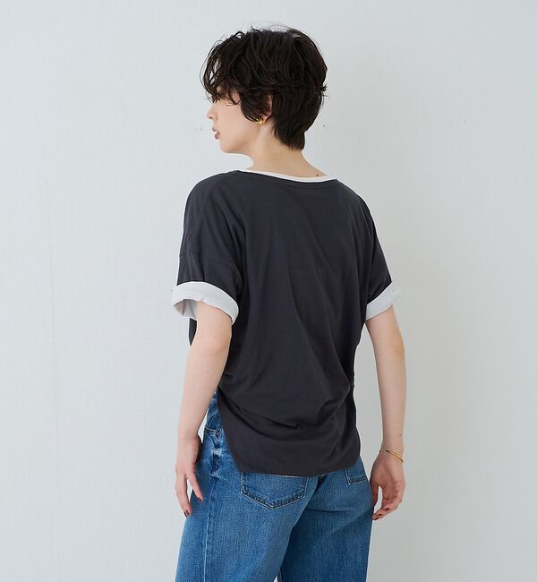Rouge vif「2WAYコットンリバーシブルロゴＴシャツ」|Tシャツ・カットソー|