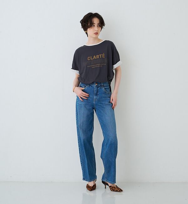 Rouge vif「2WAYコットンリバーシブルロゴＴシャツ」|Tシャツ・カットソー|
