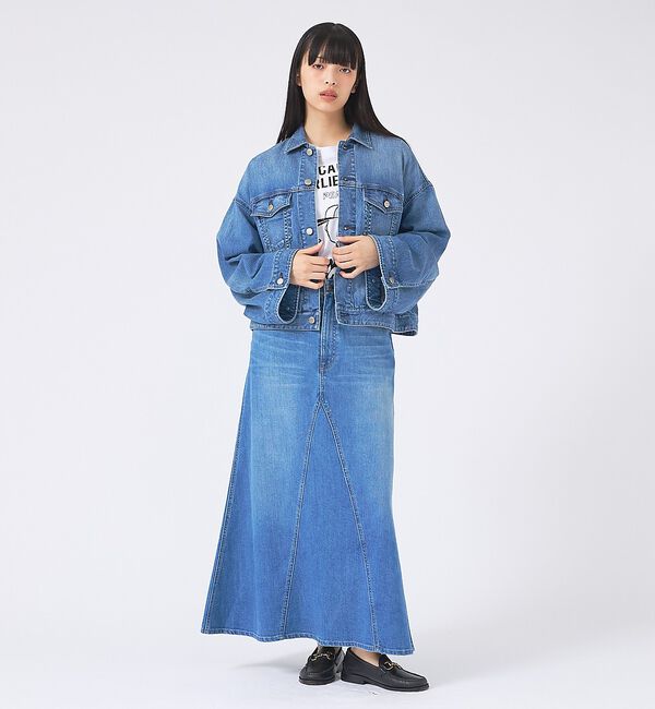 Rouge vif「【Healthy denim/ヘルシーデニム】デニムスカート/Apricot/ア」|スカート|