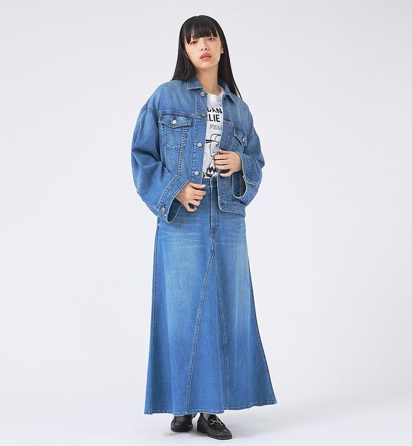 Rouge vif「【Healthy denim/ヘルシーデニム】デニムスカート/Apricot/ア」|スカート|