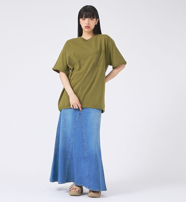 Rouge vif「【Healthy denim/ヘルシーデニム】デニムスカート/Apricot/ア」|スカート|